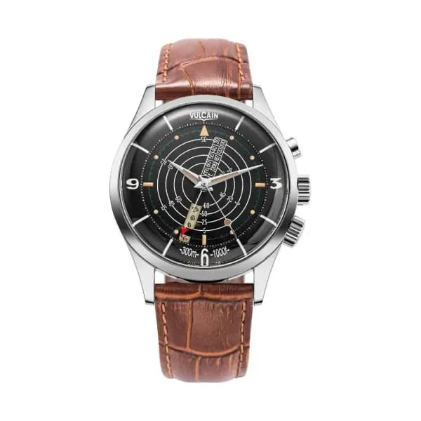 Vulcain Nautical Black Beige Patina