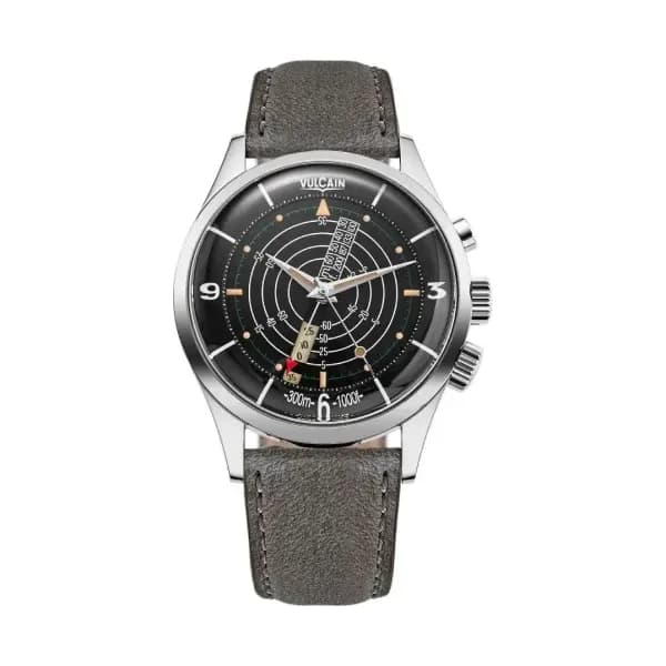 Vulcain Nautical Black Beige Patina