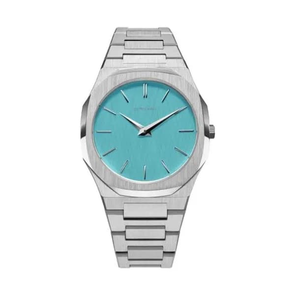 D1 Milano Montre D1 Milano Ultra Thin Light Blue Quartz - 38 mm- Cadran Bleu Clair - UTBU08