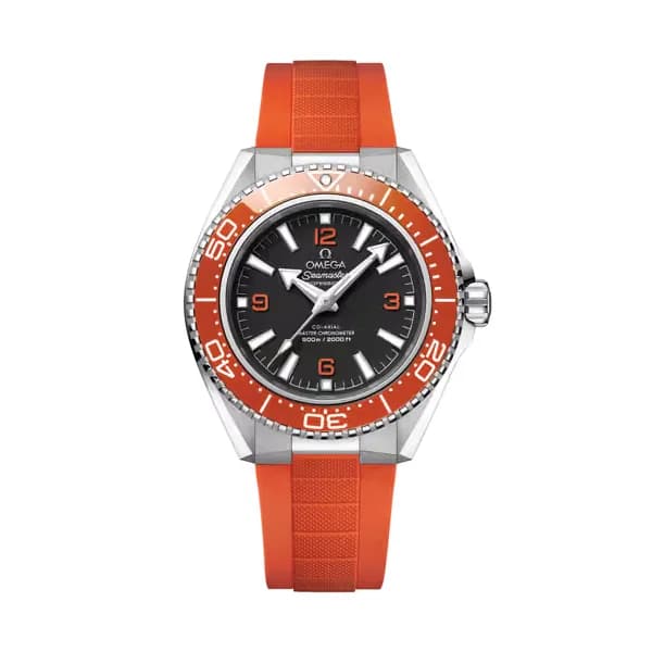 Omega Seamaster 42 mm, acier sur bracelet caoutchouc