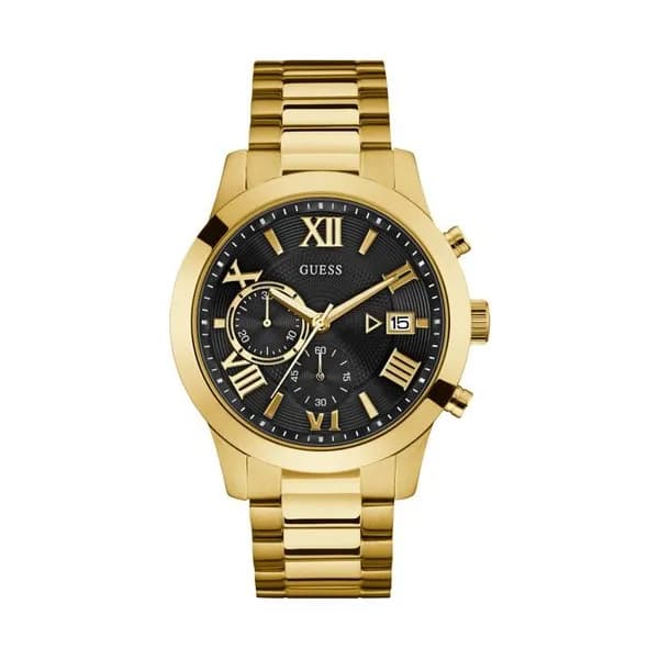 Guess Montre Homme GUESS en Acier Jaune Etanche
