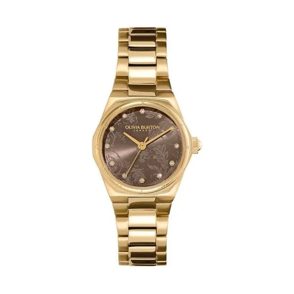 Olivia Burton Montre Olivia Burton Collection Mini Hexa en Acier et PVD Doré