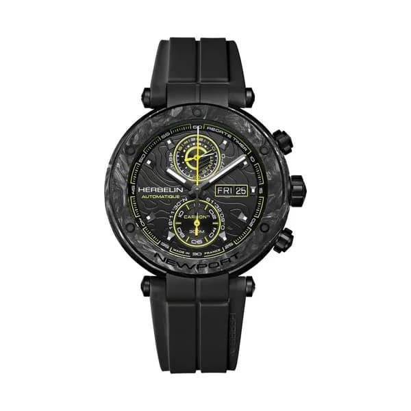 Michel Herbelin Montre Herbelin Newport Carbon Titanium Homme Automatique - 288CTN14CA