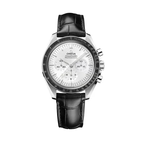 Omega Speedmaster 42 mm, Canopus Gold™ sur bracelet en cuir