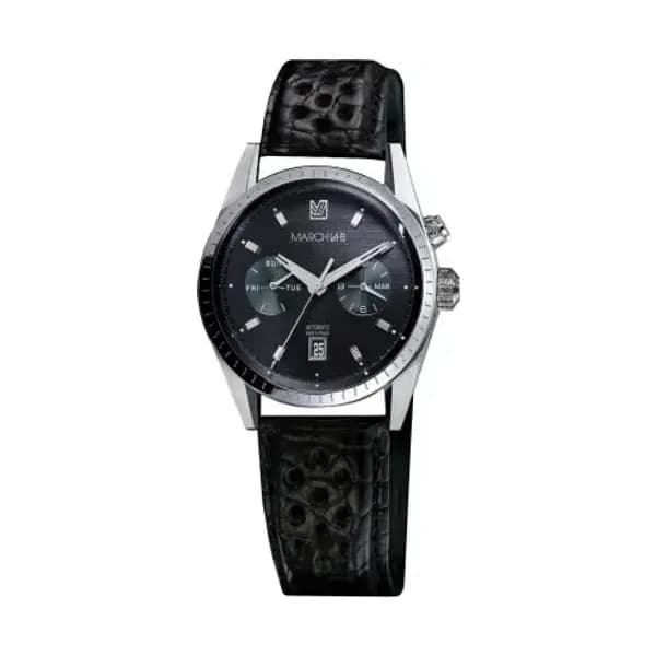 March LA.B Montre MARCH LA.B Agenda Supra Automatique Cadran Mars Bracelet Alligator