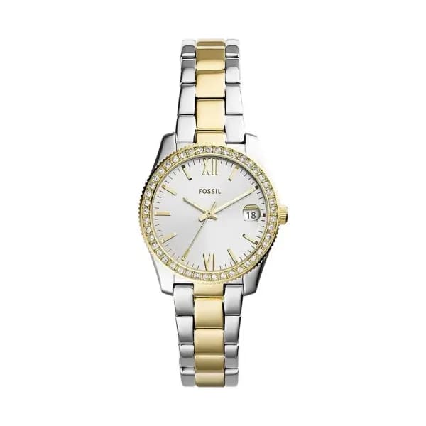 Fossil Montre Fossil Collection Scarlette en Acier et PVD Bicolore