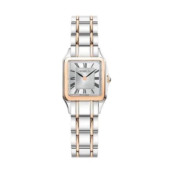 Michel Herbelin Montre Michel Herbelin Luna Femme Acier inoxydable PVD or rose - 17457BTR01