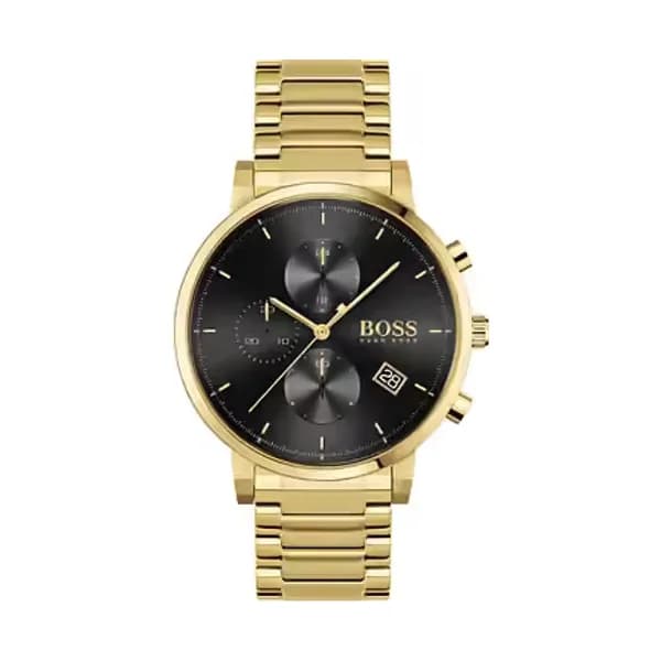 Hugo Boss Montre Homme BOSS BLACK en Acier Jaune Etanche