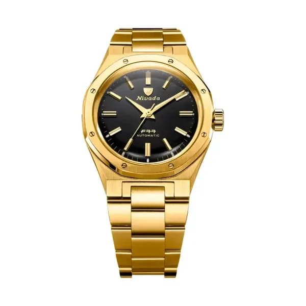 Nivada Grenchen Montre F77 Mark II Gold 68028A77
