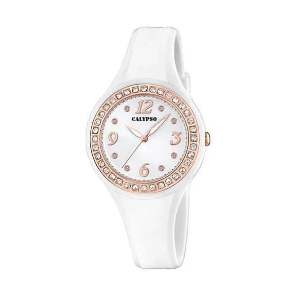 Calypso Montre Calypso en Silicone Blanc