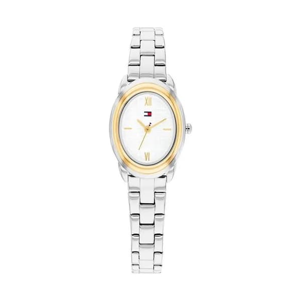 Tommy Hilfiger Montre Tommy Hilfiger Demi Oval Argenté