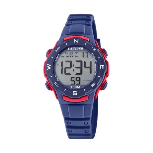 Calypso Montre Calypso en Silicone Bleu