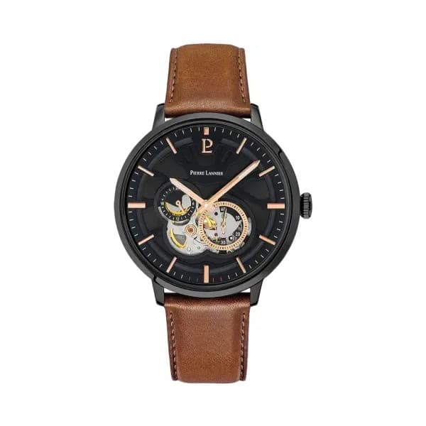 Pierre Lannier Montre automatique Homme Trio Noir