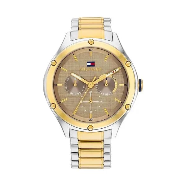 Tommy Hilfiger Montre Tommy Hilfiger en Acier et PVD Bicolore