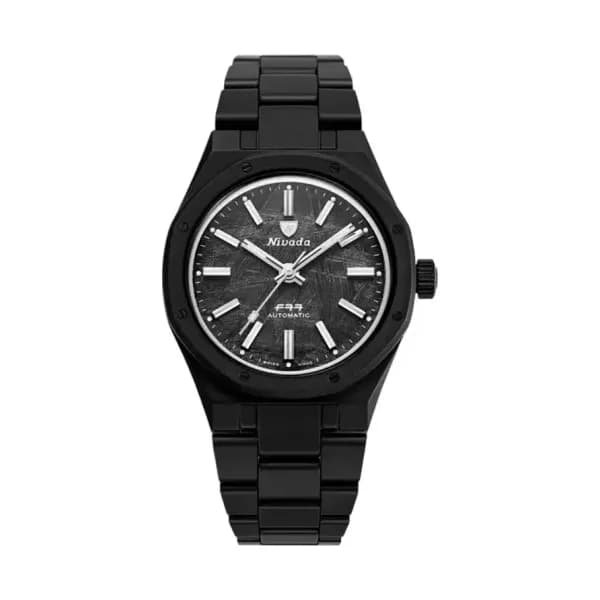 Nivada Grenchen Montre F77 Ceramic Meteorite Dial Limited Edition 68020A77