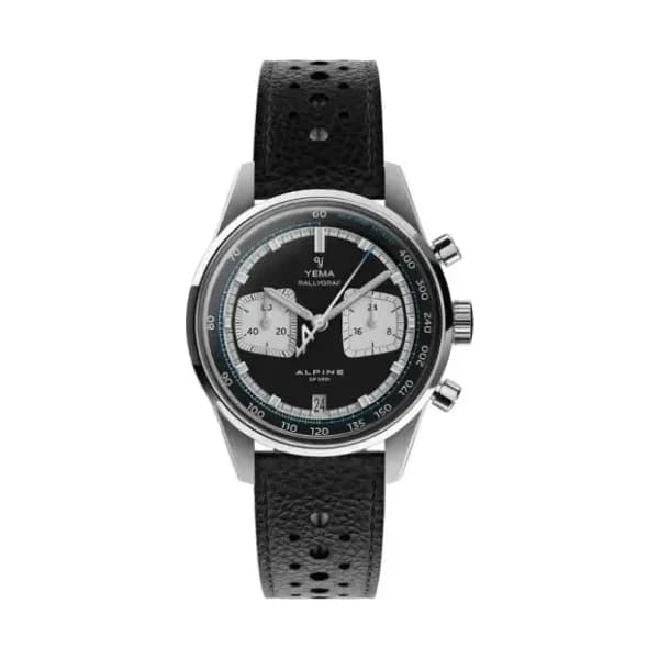Yema Montre Yema Rallygraf Meca Quartz Alpine Cup Series Reverse Panda Bracelet Rallye