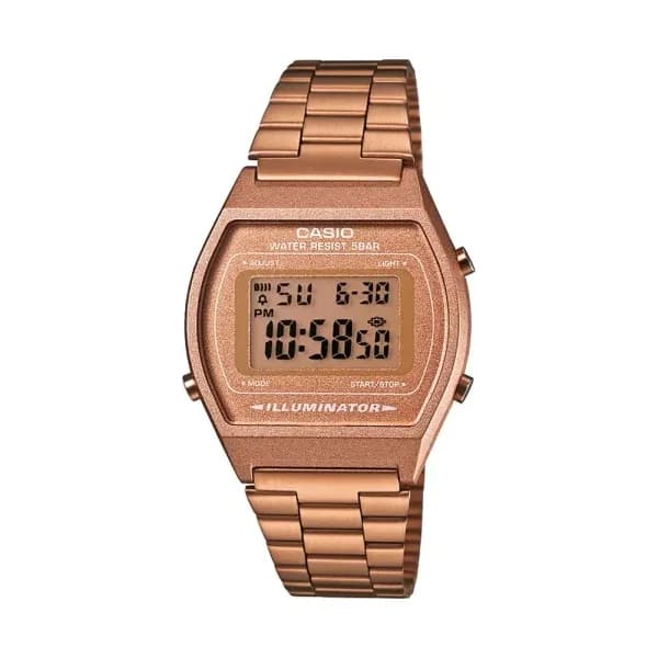 Casio Montre Homme CASIO en Acier Marron Etanche