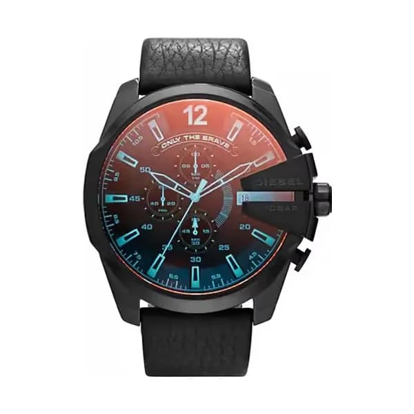 Diesel Montre Homme DIESEL en Cuir Noir Etanche