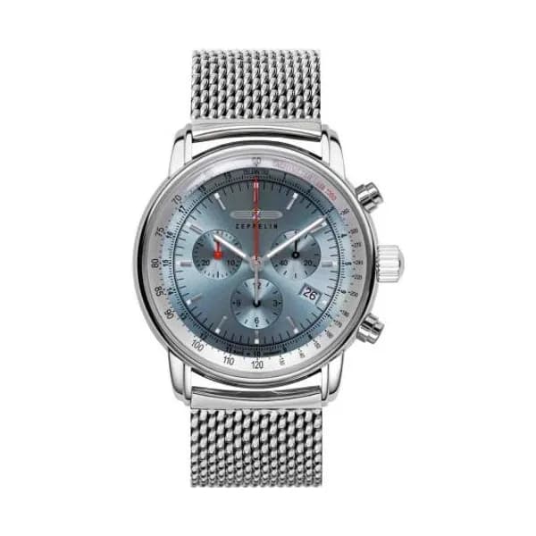 Zeppelin Montre Zeppelin LZ 14 Marine Quartz Cadran Bleu Clair - 8886M3