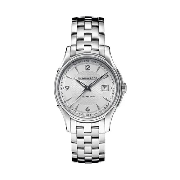Hamilton Montre Hamilton Jazzmaster Viewmatic cadran argenté bracelet acier Automatique 40 mm