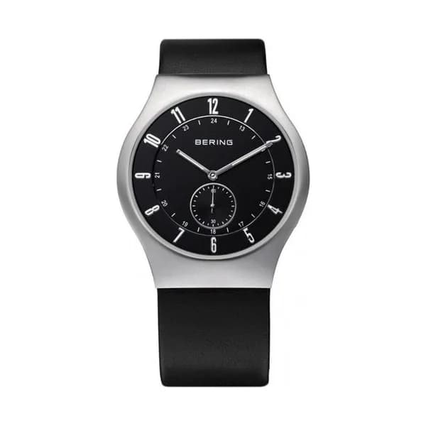 Bering Montre Bering en Cuir Noir
