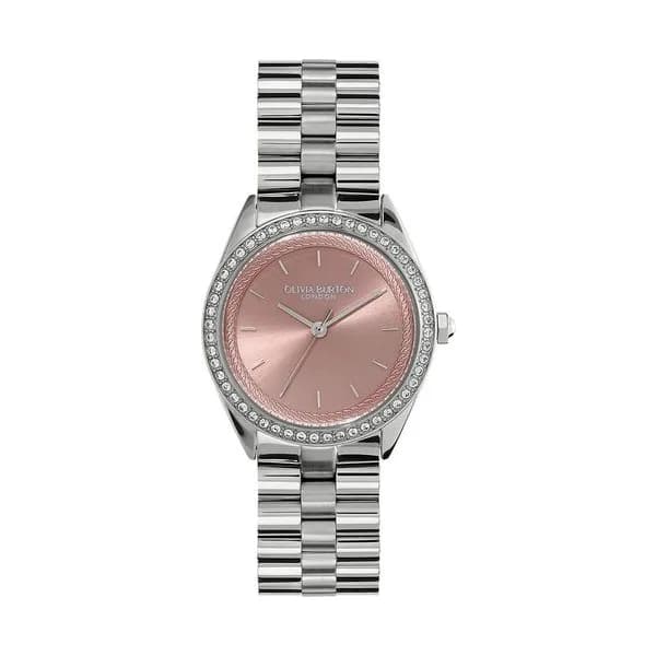 Olivia Burton Montre Olivia Burton Collection Bejewelled en Acier Argenté