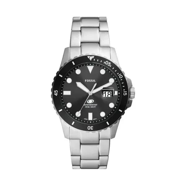 Fossil Montre Fossil Collection Fossil Blue en Acier Argenté