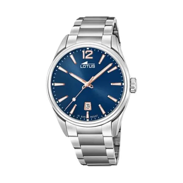 Lotus Montre Minimaliste Bleu Acier 18692/2