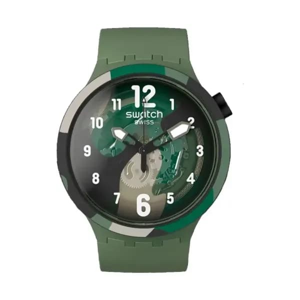 Swatch Montre Swatch Pay ! Look Right Thru Green Pay ! SB05G108-5300