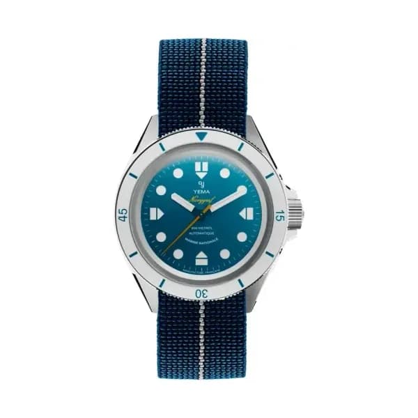 Yema Montre Navygraf Marine Nationale CMM.10 lunette blanche 21.14.75.SN