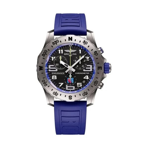 Breitling Montre Breitling Endurance Pro Edition IRONMAN® World Championship 2024 quartz chronographe cadran anthracite bracelet caoutchouc violet 44 mm