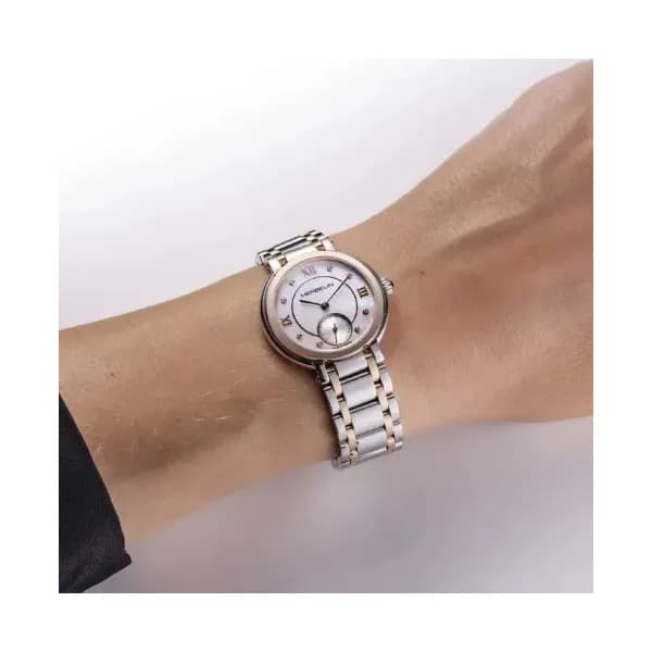 Michel Herbelin Montre Michel Herbelin Galet Acier inoxydable PVD or rose 31.5 mm - 10630BTR59