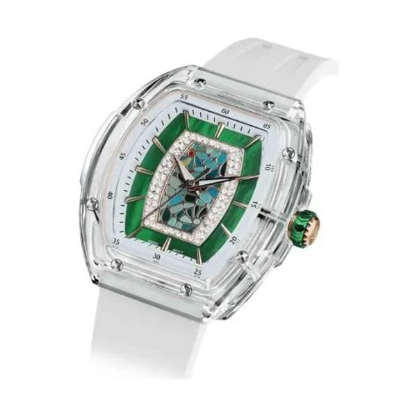 Tsar Bomba Montre Tsar Bomba - Nucleus Series II - FKM Blanc & Vert - TB8219L04