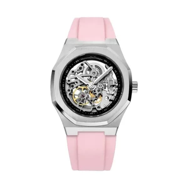 Maison du Temps Montre MTBeta Skeleton Silicone Rose