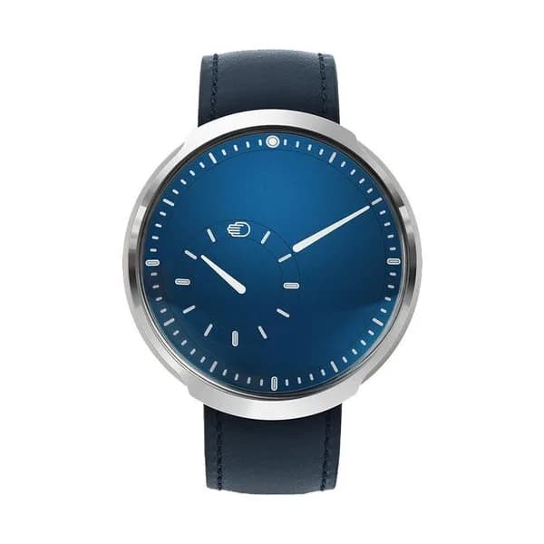 Ressence Montre Ressence Type 8 C titane automatique cadran Cobalt bracelet cuir bleu 42,9 mm