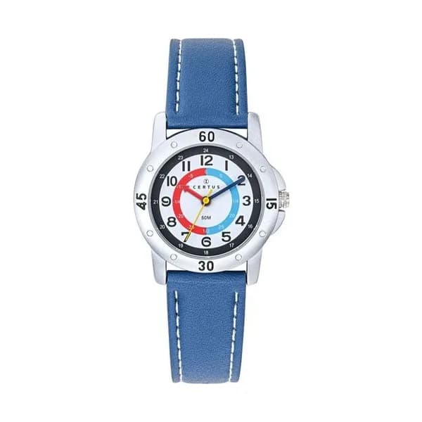 Certus Montre Certus en Cuir Synthétique Bleu