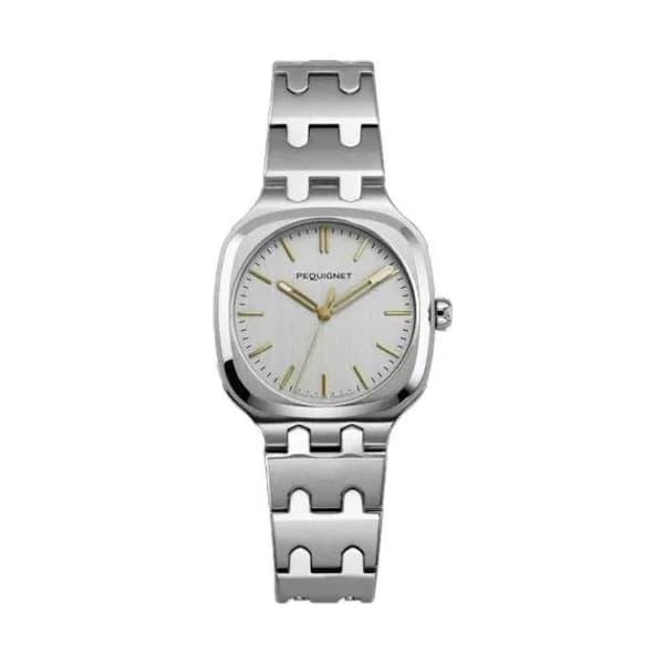 Pequignet Montre Pequignet Manufacture Concorde 30 mm Quartz Cadran Argent - 9042333