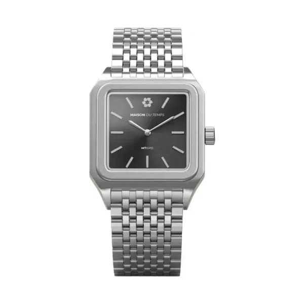 Maison du Temps Montre MTEris Noir Acier 2000-A