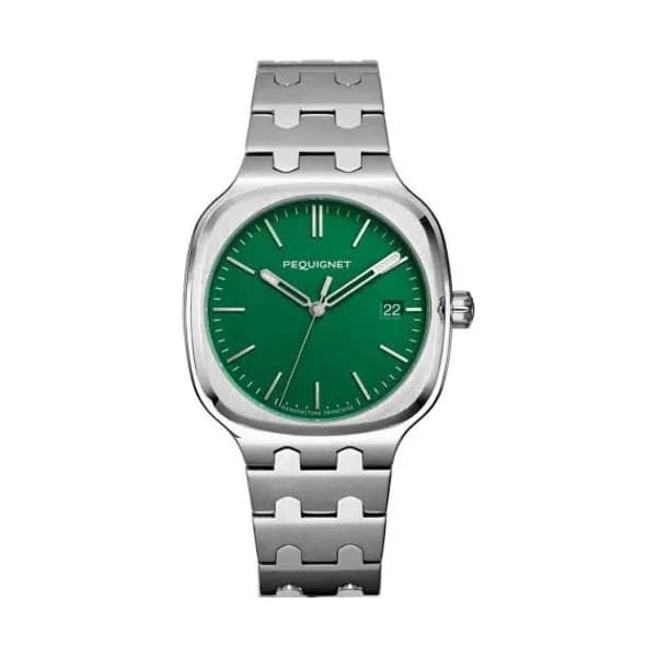 Pequignet Montre Pequignet Manufacture Concorde Automatique Cadran Vert Impérial - 9040493