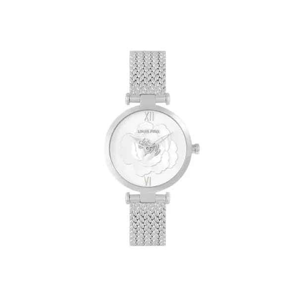 Louis Pion Montre quartz Femme Flore Blanc