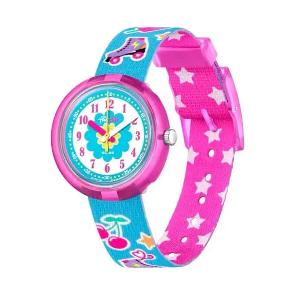Flik Flak Montre Flik Flak Collection Sport Lovers en Biosource Bleu