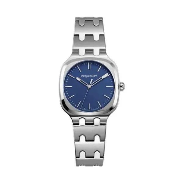 Pequignet Montre Pequignet Manufacture Concorde 30 mm Quartz Cadran Bleu marine - 9042473