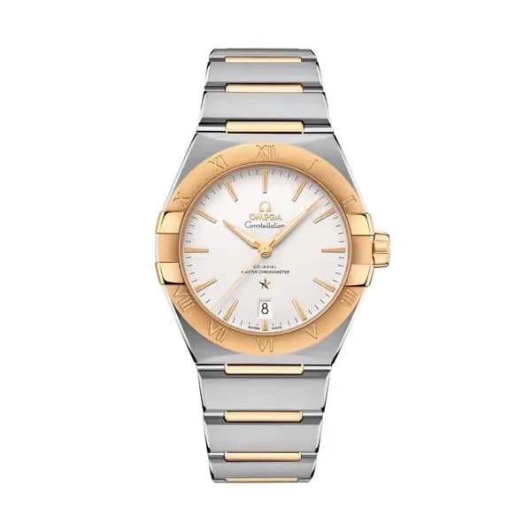 Omega Constellation 39 mm, acier - or jaune sur acier - or jaune