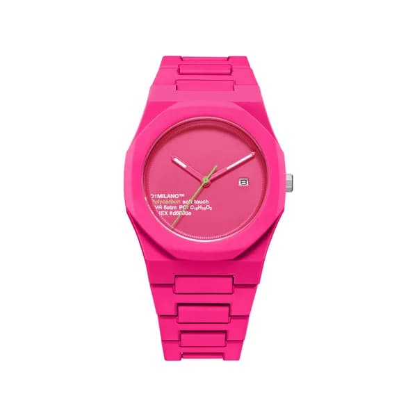D1 Milano Montre quartz Femme Polycarbon Rose