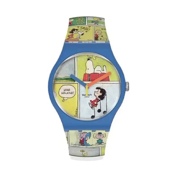 Swatch Montre New Gent Snoopy SO29Z108