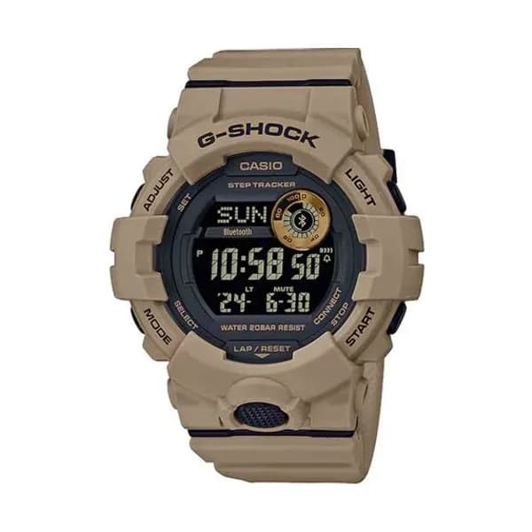 Casio Montre GShock G-Squad - Série GBD-800 - Beige 54.1 x 48.6 mm- GBD-800UC-5