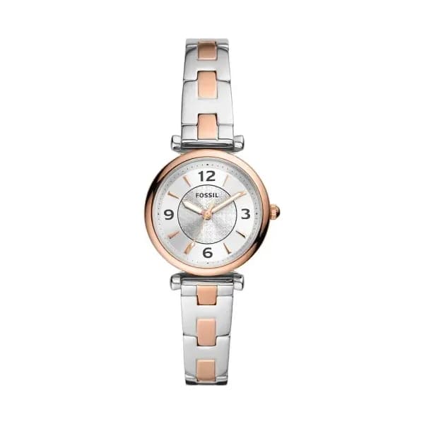 Fossil Montre Femme FOSSIL CARLIE en Acier Bicolore