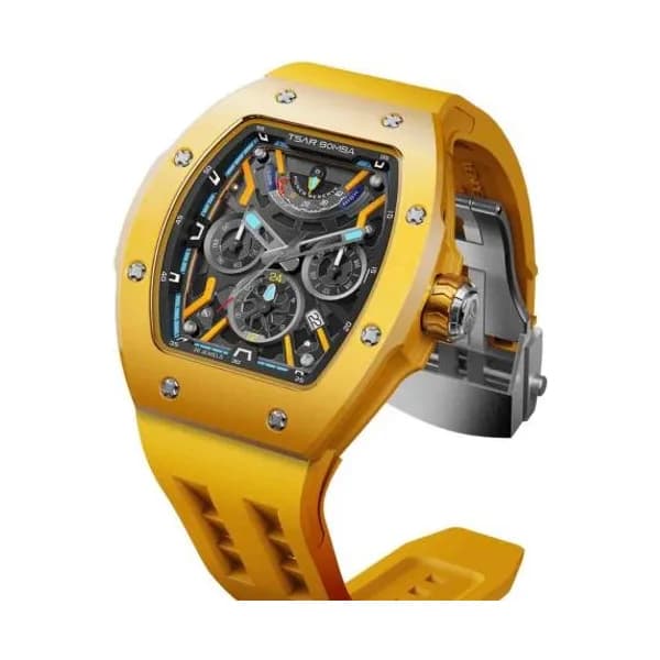 Tsar Bomba Montre Tsar Bomba - Atomic - Céramique - Jaune - TB8222C03