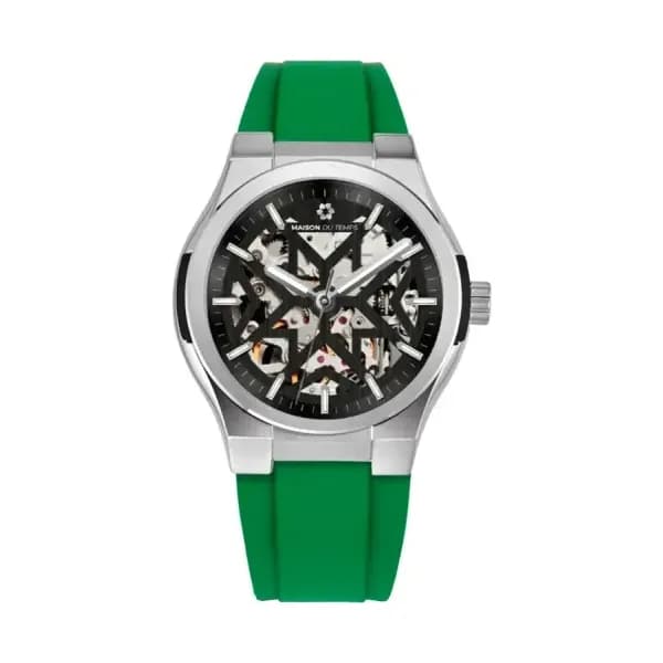 Maison du Temps Montre MTEpsilon Skeleton Evo Silicone Vert