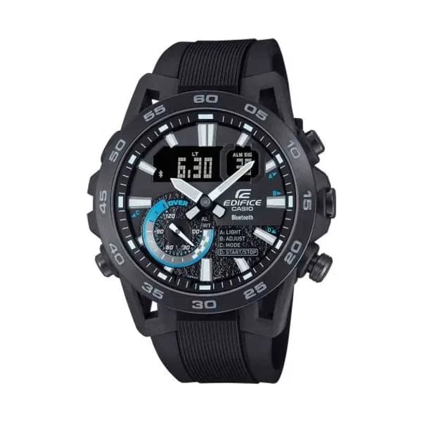 Casio Edifice Montre Casio Edifice - Sospensione ECB-40 - Noir & Bleu - ECB-40PB-1A